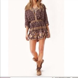 Spell & The Gypsy Desert Rose Jumpsuit Playsuit Size Small